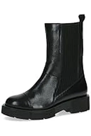 Caprice 9-25404-41, Botines planos con cordones para Mujer, Negro (Black Nappa), 41 EU