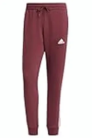 adidas Hombre Essentials Fleece 3-Stripes Tapered Cuff Pants, , S Short