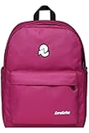 Invicta Mochila Doble Compartimiento LAB PLAIN BACKPACK GRS, Rosa - Festival Fuchsia - Bolsa de Negocio, Trabajo, Diario, Viaje, Escolares, para hombres, mujeres y adolescentes - Mochila Viaje