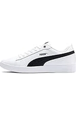 PUMA Smash Wns v2 L, Sneakers Mujer, White Black, 36 EU