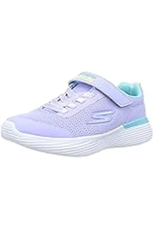 Skechers Go Run 400 V2, Zapatillas Niñas, Lavender/Multi, 35 EU