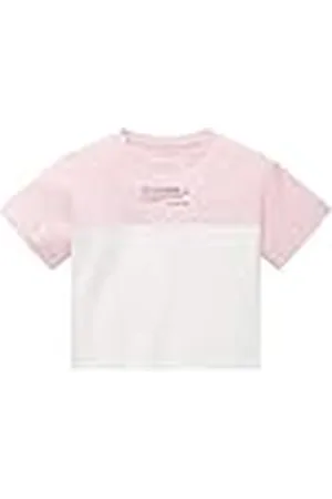 TOM TAILOR 1033114 Camiseta para niños con Colorblock, 30103-Soft Pastel Pink, 128