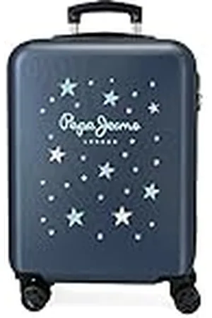 Pepe Jeans Star Maleta de cabina Azul 38x55x20 cms Rígida ABS Cierre de combinación lateral 34L 2,74 kgs 4 Ruedas dobles