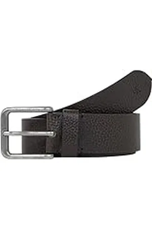 Calvin Klein Jeans Cinturón Hombre Classic Leather Belt hebilla rectangular de piel, Marrón (Bitter Brown), 115 cm