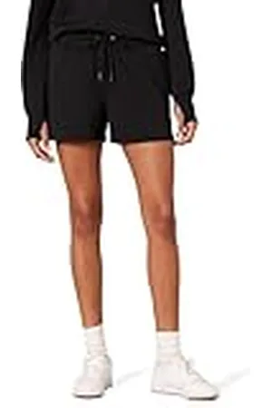 Amazon Pantalones cortos de deporte de talle alto de 10,16 cm con corte estándar Mujer, , XS