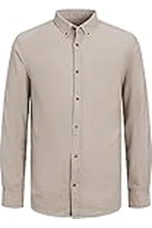 JACK & JONES Jjeclassic Melange-Camiseta de Manga Corta Camisa, , L para Hombre