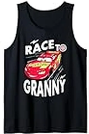 Cars McQueen Race To Granny Dia de la Madre Camiseta sin Mangas