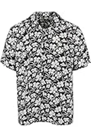Urban classics Viscose AOP Resort Shirt Camisa, , 3XL para Hombre