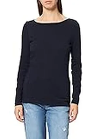 Marc O’ Polo Marc OߴPolo Mujer Camiseta de manga larga de algodón orgánico Camiseta interior, (Manic Midnight), XXL
