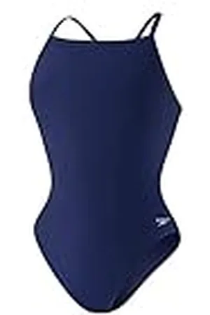 Speedo Bañador de competición con Espalda Abierta, Tejido Endurance, para Mujer - 819016-412, Marino