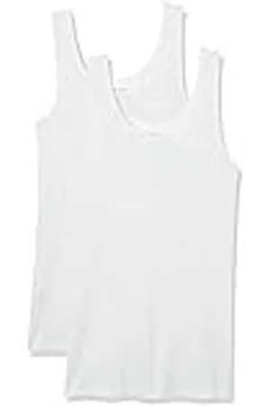 Amazon Camiseta ajustada sin mangas Mujer, Pack de 2, , XL