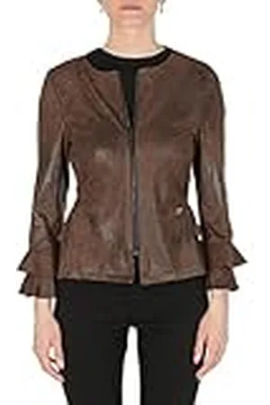 19V69 Italia Flor Dark Brown Chaqueta para Mujer, , S