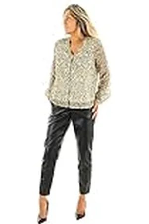 ONLY Onlluna L/S Cuello en V Top CS Noos Ptm Camiseta de Manga Larga, Duffel Bag/AOP:Tanya Flower, S para Mujer