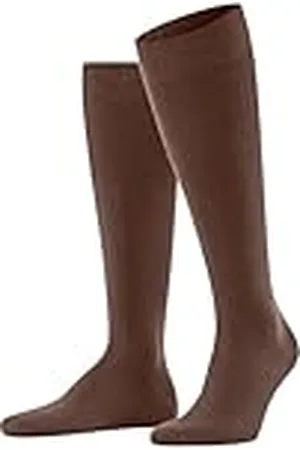 Falke Airport M Kh lana algodón lisos 1 par, Calcetines largos Hombre, , 41-42