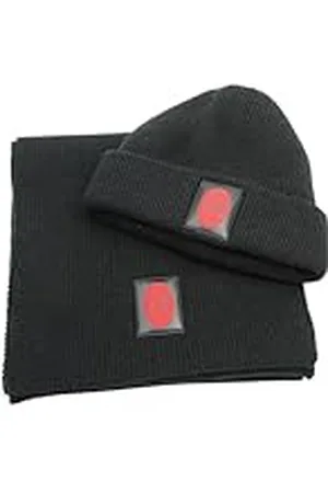 AC Milan Juego de bufanda y sombrero con bordado en caja 47% PC 31% PL 22% NY Milan 143555 , , talla unica