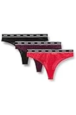 HUGO BOSS Triplet Thong Lace Tanga, , XS para Mujer