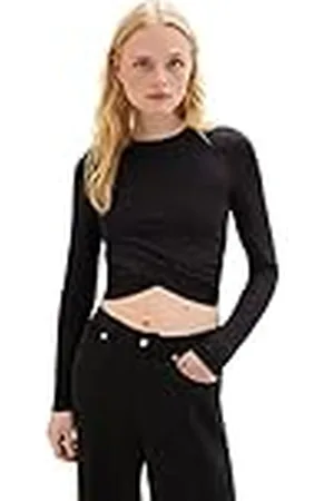 TOM TAILOR 1038358 Camiseta de Manga Larga, , XXL para Mujer