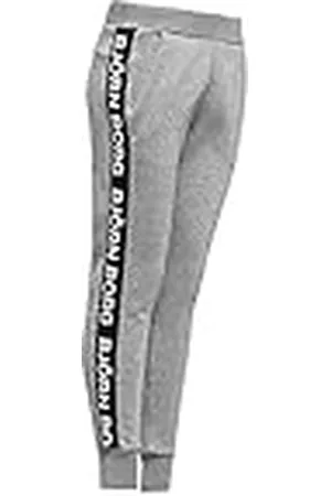 Björn Borg Logo Sport Trainingshose Damen-Hellgrau, Schwarz, XS Ropa de Abrigo, Mujer, , Extra-Small