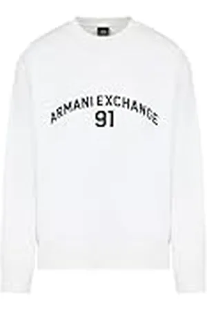 Armani Exchange Armani 91 Logo Crewneck Sudadera, , S para Hombre