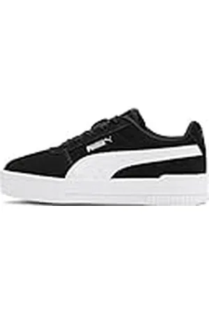 PUMA Carina PS, Zapatillas Niñas, Negro Black White 01, 31 EU