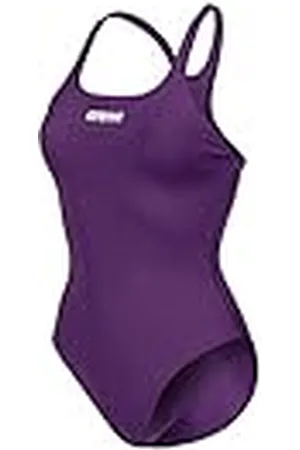Arena Solid Swim Pro Team Bañador de Una Pieza para Mujer, Bañador de Secado Rápido, Bañador Deportivo con Tejido MaxLife Eco, Resistencia al Cloro y Protección UPF 50+ UV