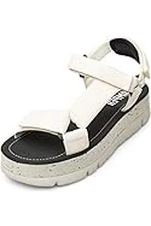 Camper Oruga Up, Sandalia Mujer, Blanco Natural, 41, (EU)