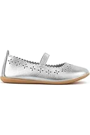 Conguitos New York, Mocasín Plano Niñas, Plata, 26 EU