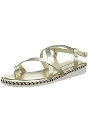 Fred de la Bretoniere FRS0911, Sandalia Plana Mujer, Gold, 38 EU