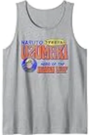 Naruto Shippuden Retro Ninja Way Front and Back Anime Camiseta sin Mangas