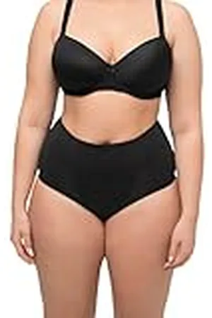 Ulla Popken Calzoncillos de corpiño, Inserto Cuerpo, Cintura Alta, Faja Moldeadora Ropa Interior, , 48-50 para Mujer