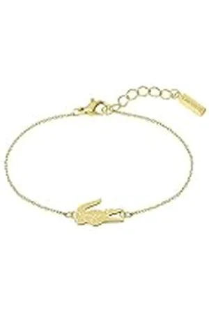 Lacoste Pulsera de cadena para Mujer Colección CROCODILE, , Talla única