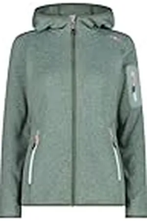 CMP Chaqueta de Knit-Tech para Mujer con Capucha Fija Chaqueta de Knit-Tech para Mujer con Capucha Fija para Mujer