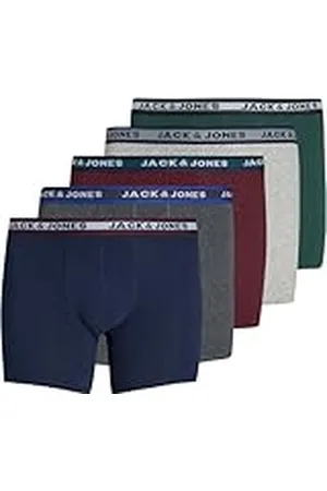 JACK & JONES PLUS Jacoliver PlsCalzoncillos para baño (5 Unidades) Tipo bóxer, , XXXXXXXL para Hombre