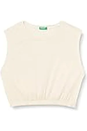 Benetton Canotta 37YKCH00P Camiseta sin Mangas, , S para Niñas