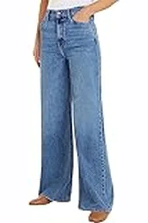 Tommy Hilfiger Mujer Vaqueros Wide Leg Cintura alta, Azul (Joey), 33W / 30L