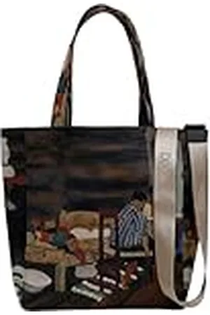 Dogo Femme Vegan Multicolore Medium Tote Bag - Motif