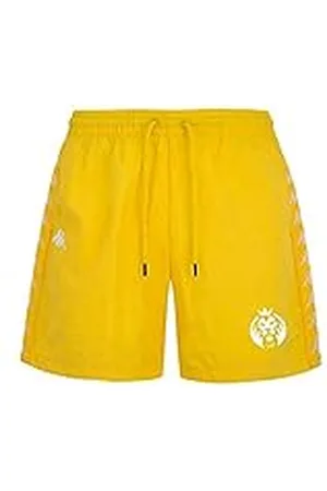 Kappa X MAD Lions Coney 222 Banda Swimming Short s Bañador, Hombre, Yellow/White, L