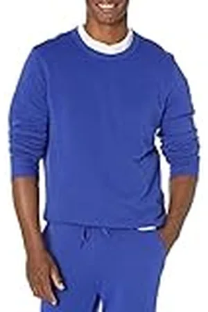 Amazon Sudadera en felpa francesa ligera con cuello redondo y manga larga (disponible en talla grandes y largos especiales) Hombre, , M