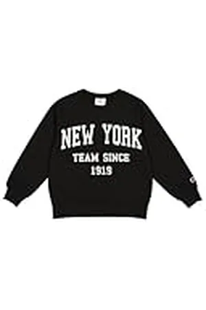 Champion Legacy Script Shop G (405044) -Ultra-Light Soft Compact Powerblend Fleece Crewneck & Rib Cuffs Chandal Bebe, , 13-14 años para Niñas