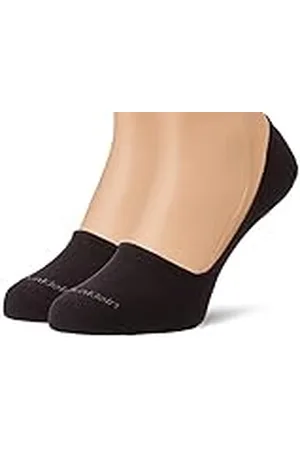 Calvin Klein Mid Cut Footie, Negro , 43 (Pack de 2) para Hombre