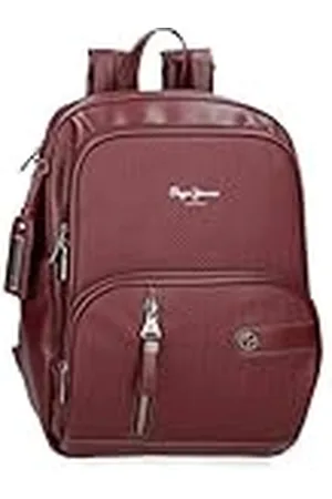 Pepe Jeans Sprig Mochila para Portátil 13,3" Rojo 25x37x10 cms Piel sintética 9,25L by Joumma Bags