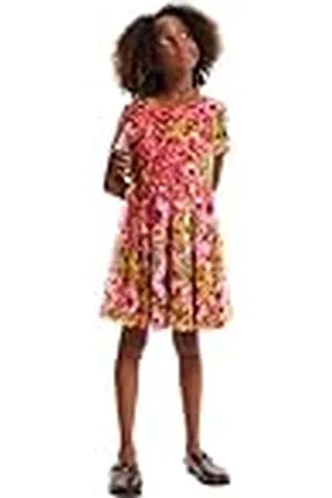 Desigual Vest_Garden 3012 Rosa Marlen Vestidos, , 14 Years Muchachas