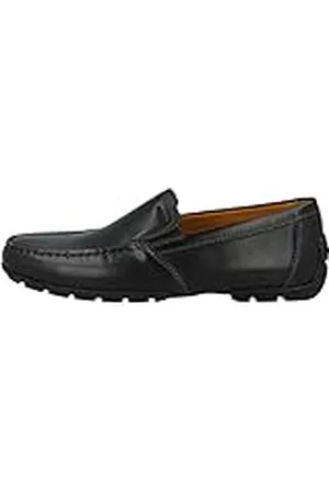 Geox U Moner V, Mocasines para Hombre, (Black), 45 EU