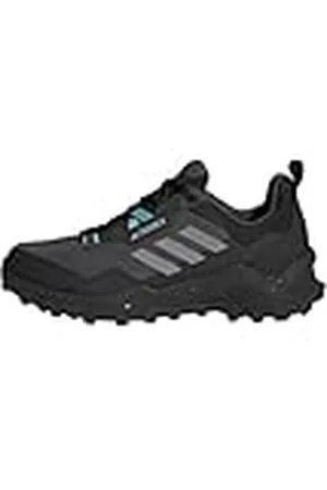 adidas Terrex AX4 Hiking Shoes, Zapatos de Senderismo Mujer, Core Black/Grey Three/Mint Ton, 42 2/3 EU