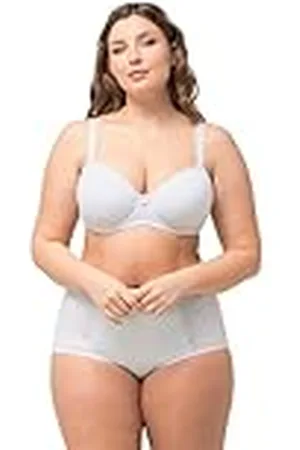 Ulla Popken Multiway-Bra Sujetador, Blanco Nieve, 105C Mujeres