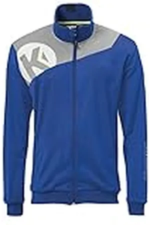 Kempa Core 2.0 Poly Chaqueta, Hombre, Azul Royal/Gris Oscuro, XL