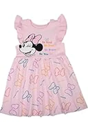 Disney MINNIE, Conjunto de 2 piezas, Camiseta + Pantalones cortos, Niños, (2 a 8 años), Unisex, Niño, Niña, Suave, Lindo, Cálido, Camiseta, Pantalones, Modelo DIS MF 5223C254 S2-3A, ROSE
