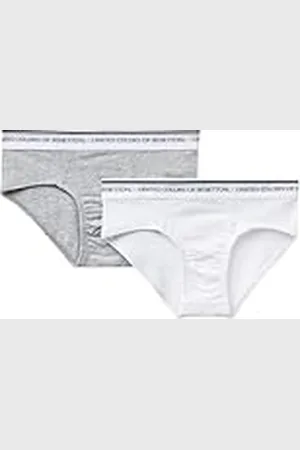 Benetton Set 2 Slip 3OP80S484 Ropa Interior, , 120 para Niños