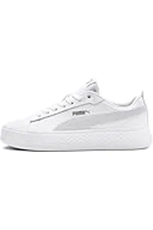 PUMA Smash Platform L, Zapatillas Mujer, Blanco White White White 06, 36 EU