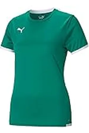 PUMA Mujer Shirt, Pepper Green- White, XS
